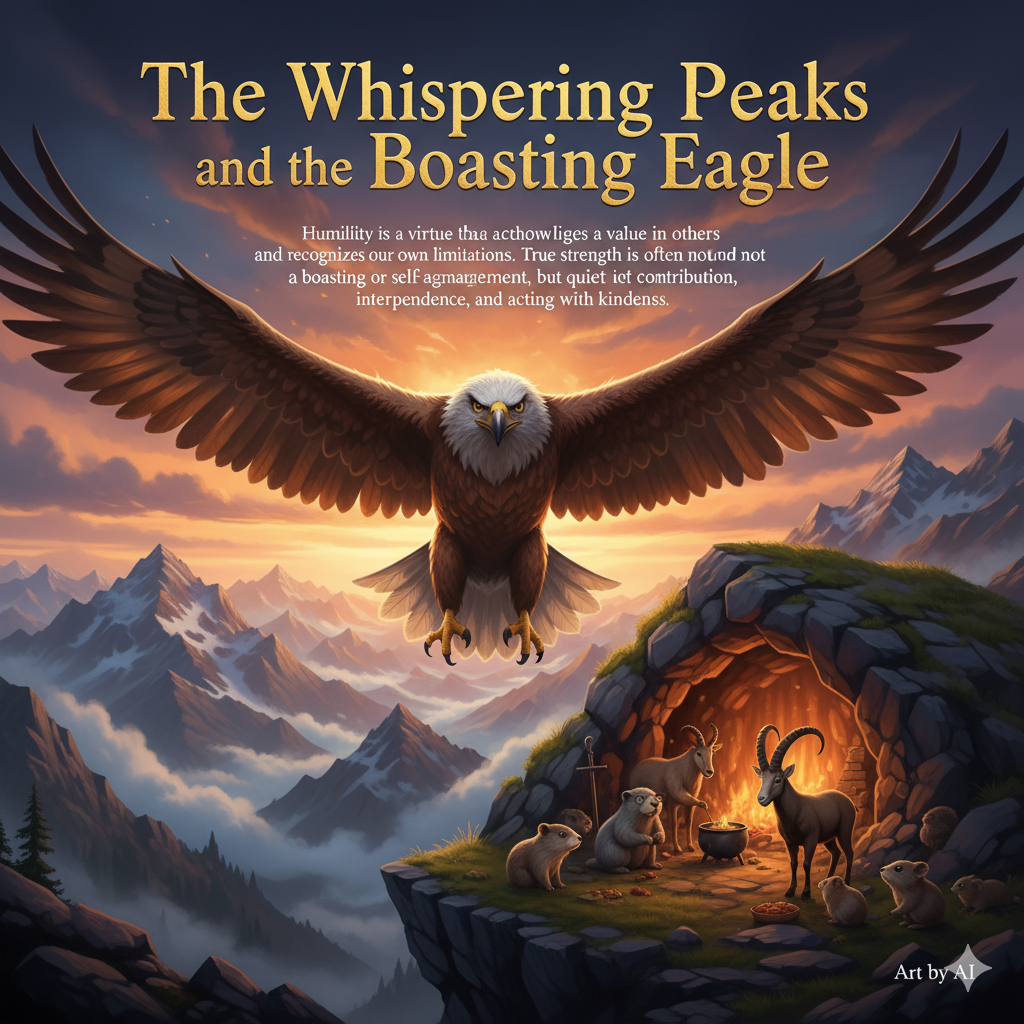 The Whispering Peaks and the Boasting Eagle