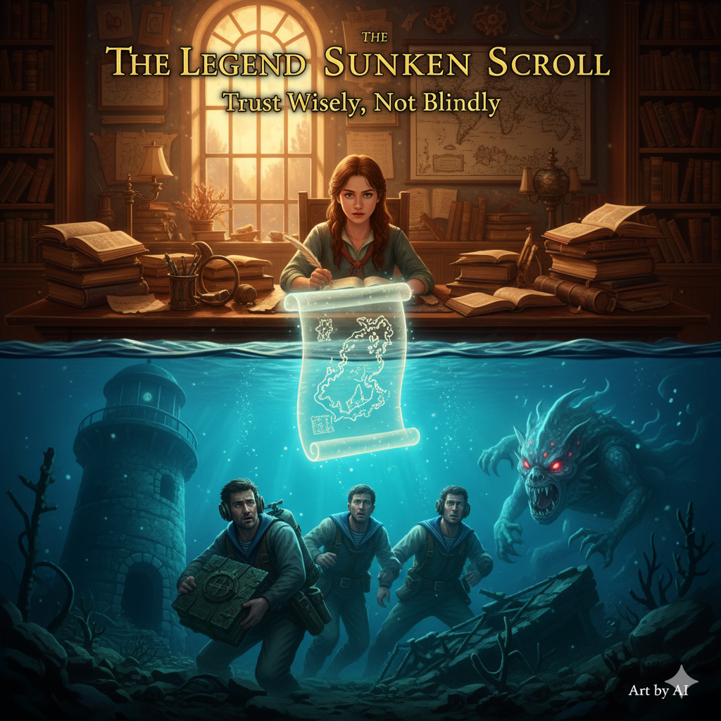 The legend sunken scroll